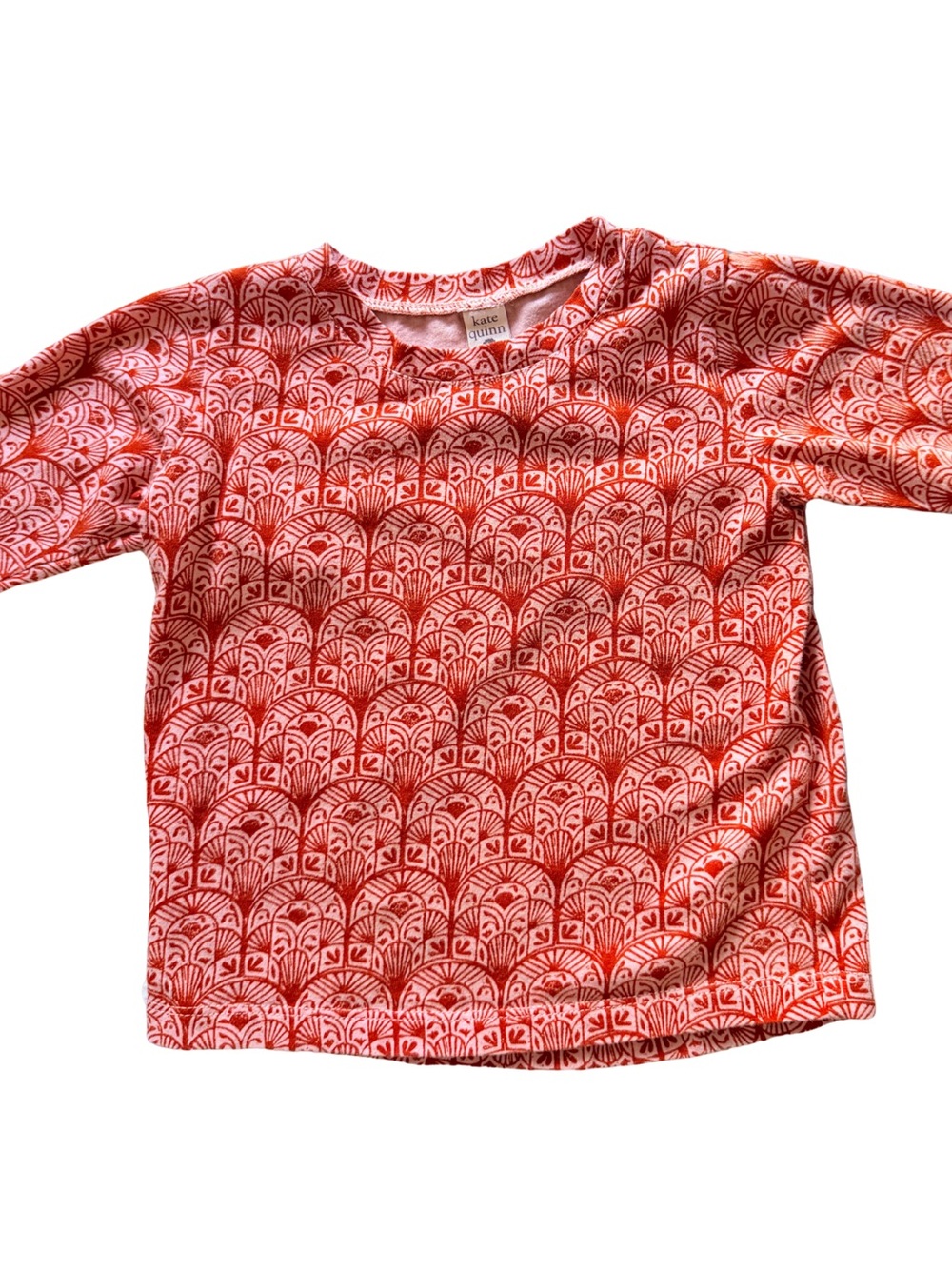 kate quinn essential boxy tee | spice route deco arches | organic cotton 2T